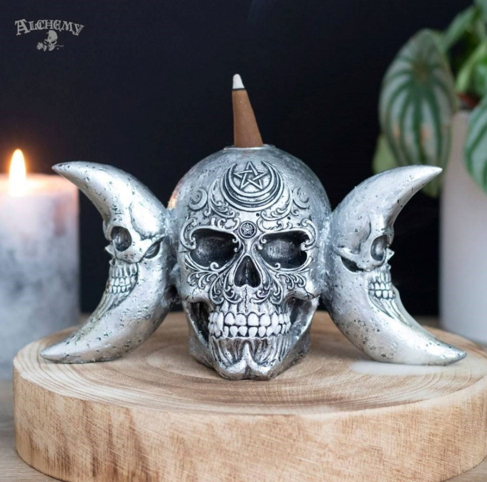 The Dark Goddess Backflow Incense Burner by Alchemy