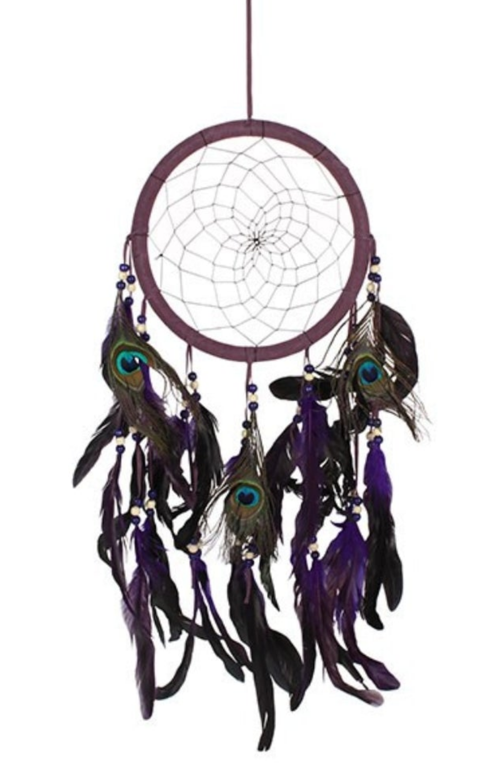 Dreamcatcher Purple Feather