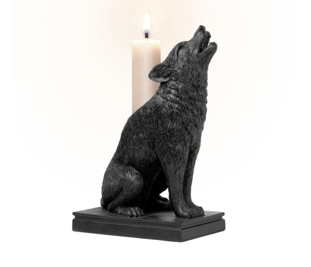 Alchemy Wolf Candlestick