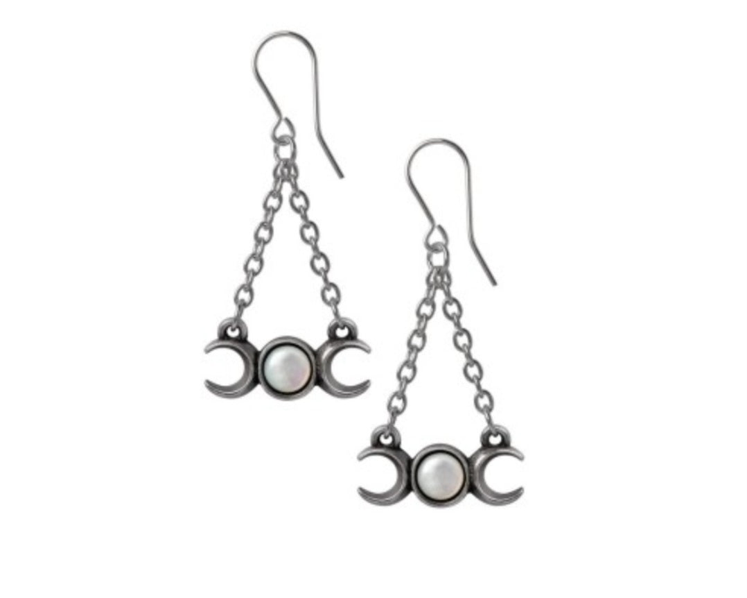 Alchemy Wiccan Goddess Earrings