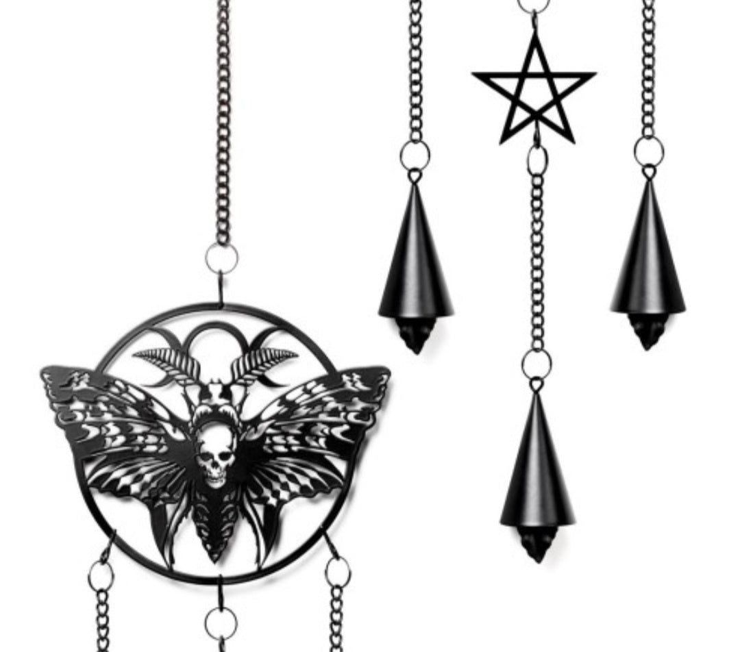 Alchemy Death's Head Moth chime