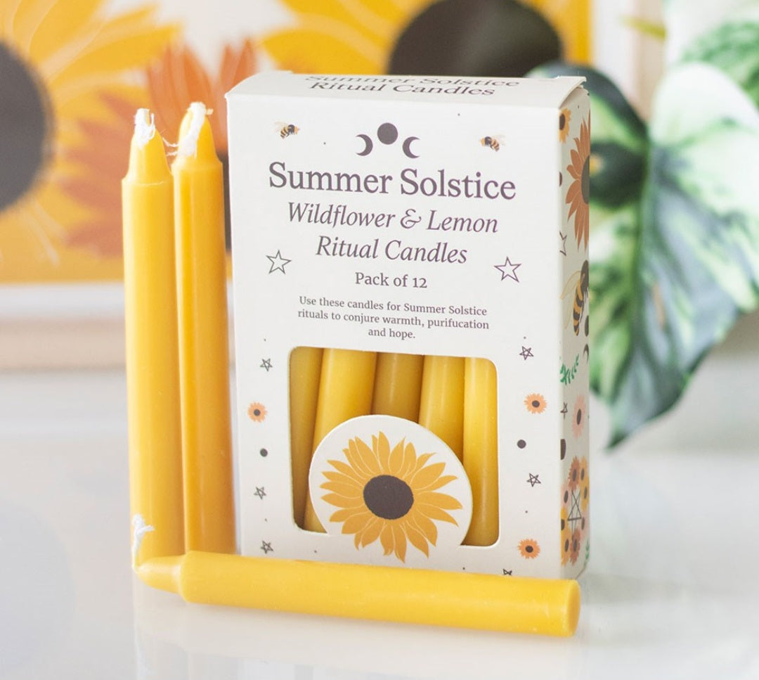 Summer Solstice Ritual Candles