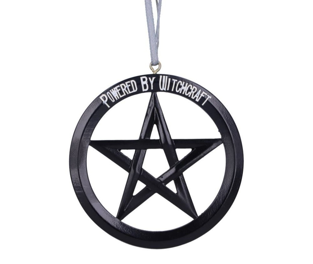 Powered By Witchcraft Hanging Ornament