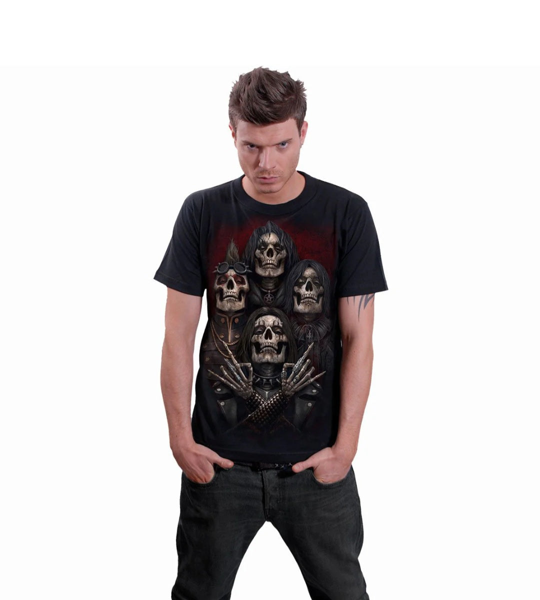 Faces of Goth Short sleeved T shirt