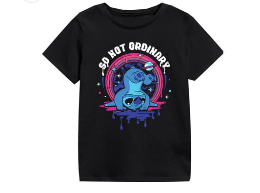 Disney Lilo and Stitch  Not Ordinary T Shirt