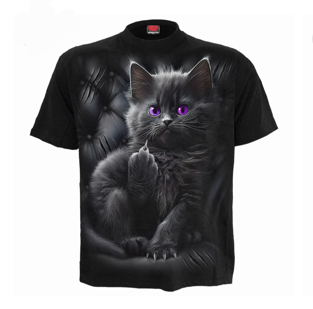 Spiral Cattitude T Shirt