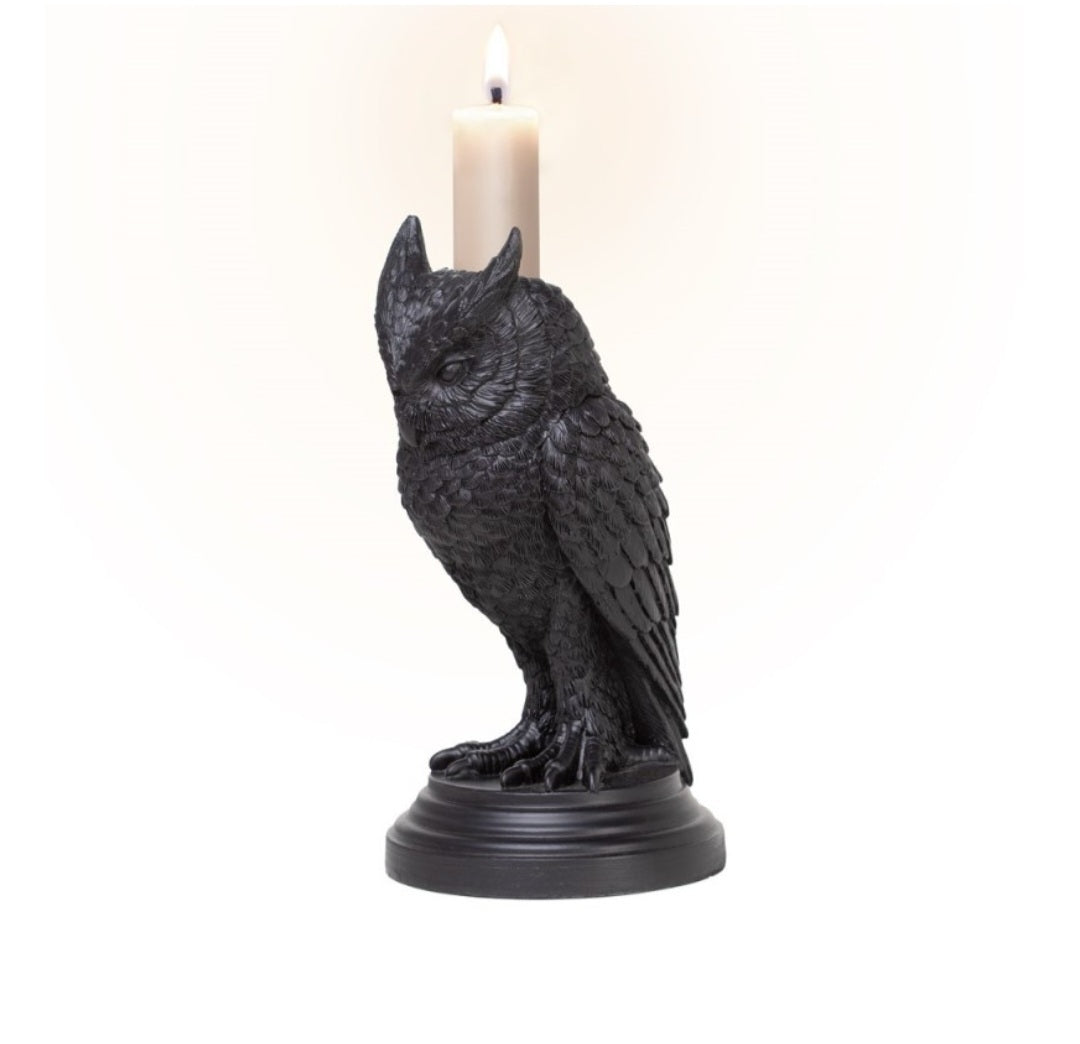 Alchemy Owl Candlestick