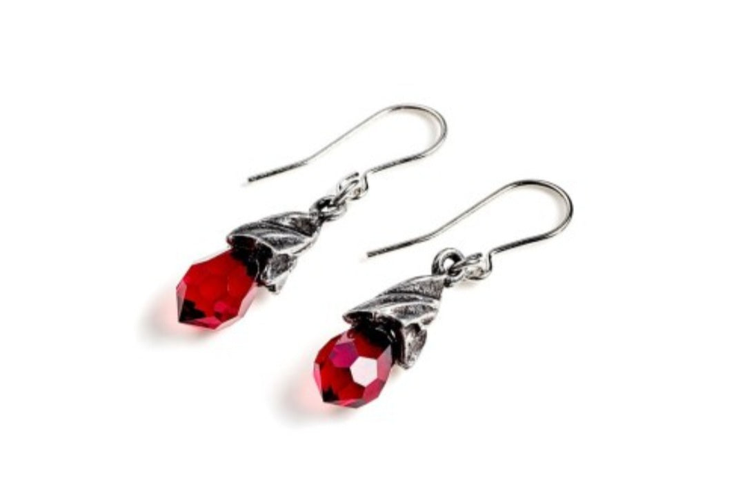 Alchemy Empyrean Tears Red Earrings