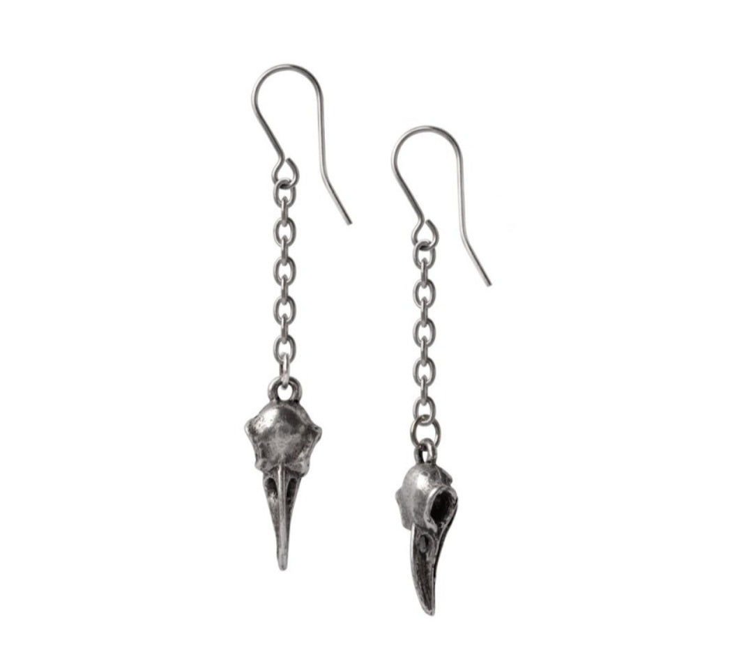 Alchemy Rabenschandel schlenker earrings