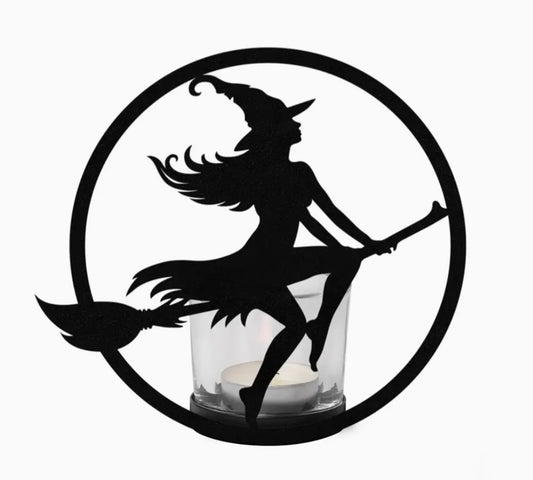 Tea light Holder Witch