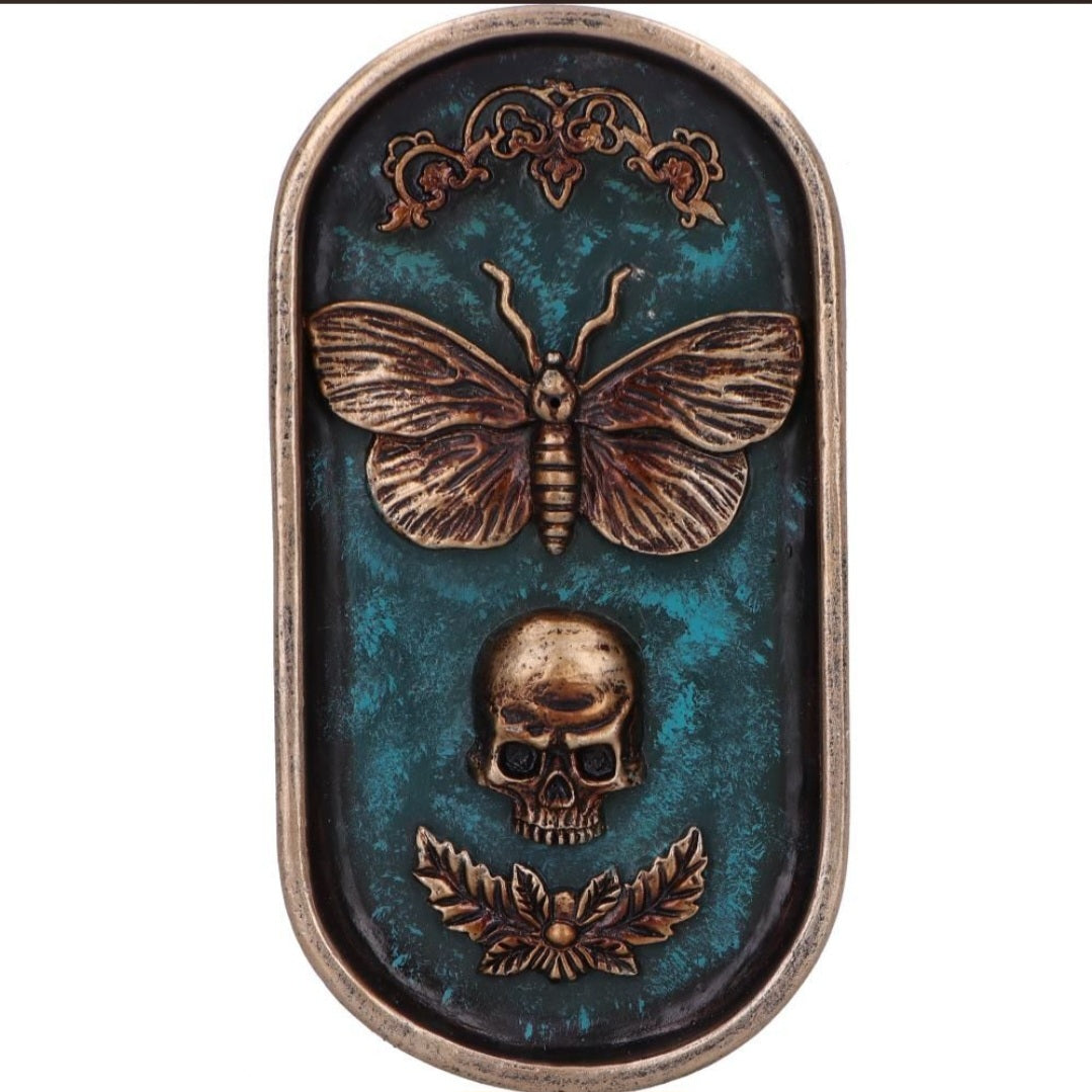 Deaths Head Moth Incense Burner Tray