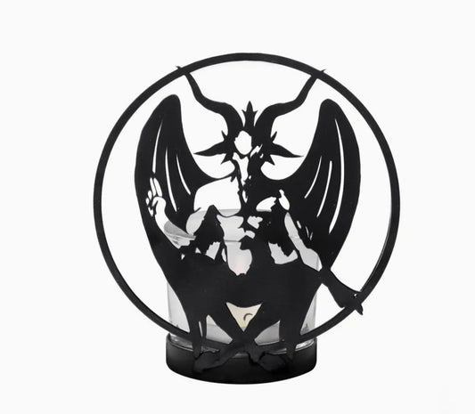 Tea Light Holder Personal Baphomet